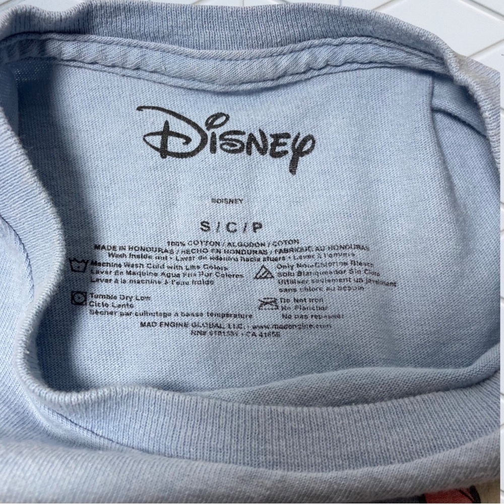 Disney Cats Graphic Tee S Blue – Kawaii Aesthetic - Picture 3 of 7